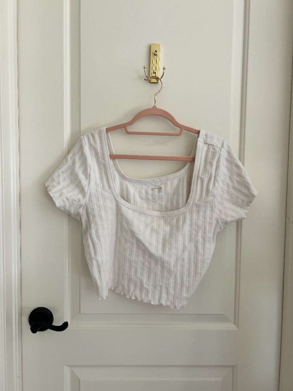 White Crop Top